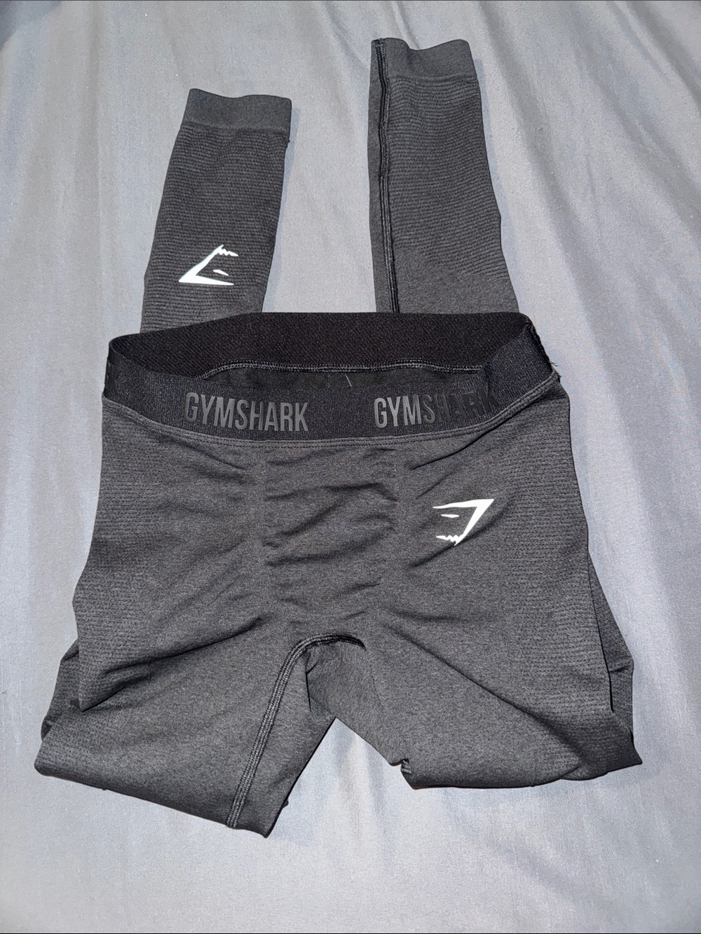 Gymshark Black High-Rise Seamless Workout Leggings size medium